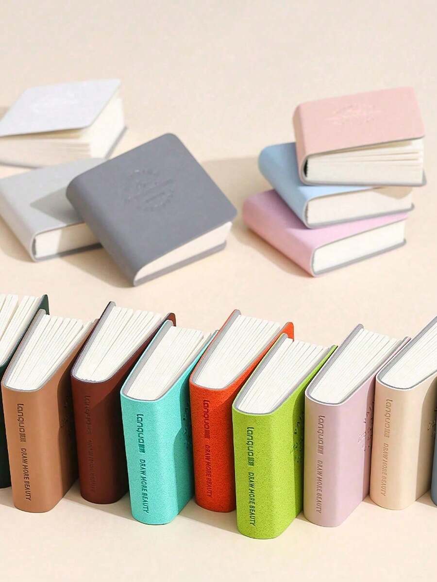 3/6/20pcs Mini Square Watercolor Sketchbook, 5.08x5.08cm, 48 Sheets/96 ...