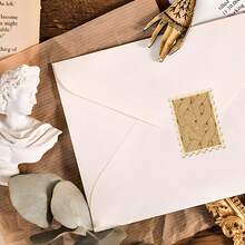 36PCS Retro Optical Line Pattern Stickers, Vintage Paper Base Geometric Art With Swirls, Arches And Radial Striped Motifs In Red, Green, Navy And Mustard Tones. Clean Abstract Decorative Ephemera For Journals, Planners And Laptops - Stamp - View 3