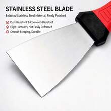 1PC Putty Knife, Thickened Stainless Steel, Multiple Sizes Available, Paint Scraper, Glue Remover, Putty Tool, Home Decoration, Professional Painter's Essential - Putty Knife - View 7