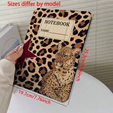 Tablet Protective Case, 360° Rotatable & Foldable, Exquisite Printed Pattern, Shockproof Anti-Slip Anti-Scratch, Supports Auto Sleep/Wake, Acrylic Material, Lightweight Foldable, With Stand Design - Multicolor - View 3