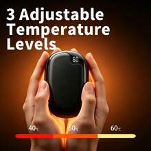 2pcs USB Hand Warmers, 3-Level Heating, LED Display, 8-Hour Warmth, 2000mAh*2 Portable Magnetic Electric Reusable Hand Warmers, Suitable For Men, Women, Raynaud's Syndrome/Hunting/Golf - Multicolor - View 14