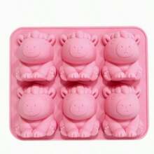 1pc Mini Capybara Ice Mold, 6-Cavity Capybara Ice Mold, Capybara Ice Film, Capybara Ice Film, Creative Ice Film, Cute 3D Ice Cubes, Suitable For Drinks, Parties And Gifts - B - View 7