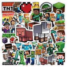 50pcs Minecraft Sticker MC Action Figure MC Cartoon Stickers Suitable For Notebooks And Diaries PVC Waterproof - Multicolor - View 5