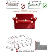 1PC Christmas Holiday Burgundy Vertical Striped Jacquard Fleece Sofa Cover, 3D Straight Texture Pleated Hem Full Coverage Sofa Protector, Soft & High Elasticity, Machine Washable, Dry Cleanable, Hand Washable, Living Room Holiday Sofa Cover, Suitable For 1/2/3/4 Seater Sofa, Spring/Summer/Autumn/Winter All Seasons - Red - View 16