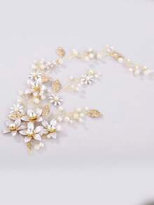 Fashionable Temperament Hair Accessories Versatile Party Sen Princess Style Bridal Headwear Wedding Headband - Gold - View 6