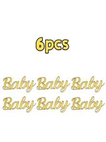 6 pcs Topper Cupcake Akrilik Mini Happy Birthday untuk Dekorasi Dessert dan Perlengkapan Pesta - View 10