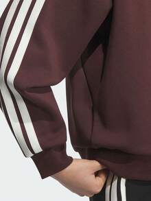 Adidas Women's MS HOODY Knit Sweatshirt Sweatshirt KC0033 - Red - View 6