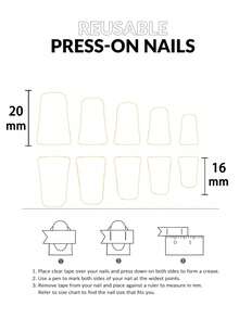 Rhinestone Nail Art, Y2K1 Style Nail Set, Handmade Medium-Long Coffin Shape False Nails, Decorated With Colorful Rhinestones, Bows And Other Exquisite Decorations, Suitable For Women As A Gift, Applicable For Parties Or Daily Wear - Silver - View 4