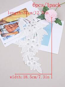 20片/包，新款3D电脑刺绣水晶水钻贴片，适用于服装装饰、修补、DIY婚纱配饰、缝纫刺绣工艺 - A - 查看 96