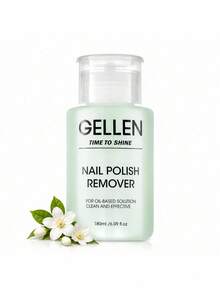 Gellen 指甲油卸除液 180ml，不含丙酮，適用於快乾指甲油，溫和按壓式瓶蓋，高效透明指甲油卸除液，茉莉、牛奶、玫瑰香調 - 彩色 - 查看 12