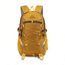 NEWHEY Ransel Hiking Multifungsi Unisex, 49*39*18cm, Tas Ransel Ringan Tahan Air, Panel Belakang EVA, Dengan Tali Dada dan Bantalan Tebal, Cocok untuk Berkemah, Perjalanan, Aktivitas Luar Ruangan, Hitam/Hijau/Kuning - MultiWarna - View 12