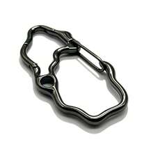 1pc Zinc Alloy Universal Buckle, Multifunctional Portable Bag & Luggage Snap Hook, Keychain Accessory Metal Fastener - Multicolor - View 5