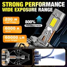 TOAUTO 2pcs 200W D1S D3S Headlight LED Canbus Lamps Auto LED Lights Bulb For Car Lights 6000K Plug&Play - A - View 2