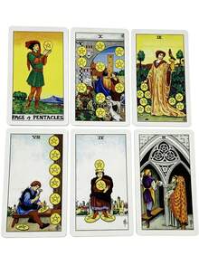 1 BoxA.E. Classic Tarot Cards Deck 78 Cards, Gift Box Packaging,With Guide Book,Vintage Style Divination Set, Ideal For Collectors - Multicolor - View 11