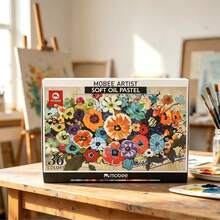 Mobee P-3410C European Standard, Solid Material, Vibrant Colors, Soft And Easy To Apply, 12/24/36 Color Soft Oil Pastel Set, Professional Factory Wholesale Oil Pastel Set, Suitable For Professional Painting, Professional Drawing, Back To School Season - Sets - View 4