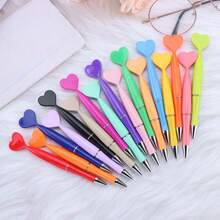 1/5pcs/Set Random Leopard Print Retractable Ballpoint Pens, Multiple Patterns Available, Suitable For Party, Daily Use, Gift, Minimalist Printed Pens, Perfect Valentine's Day Gift For Friends And Family - Multicolor - View 2