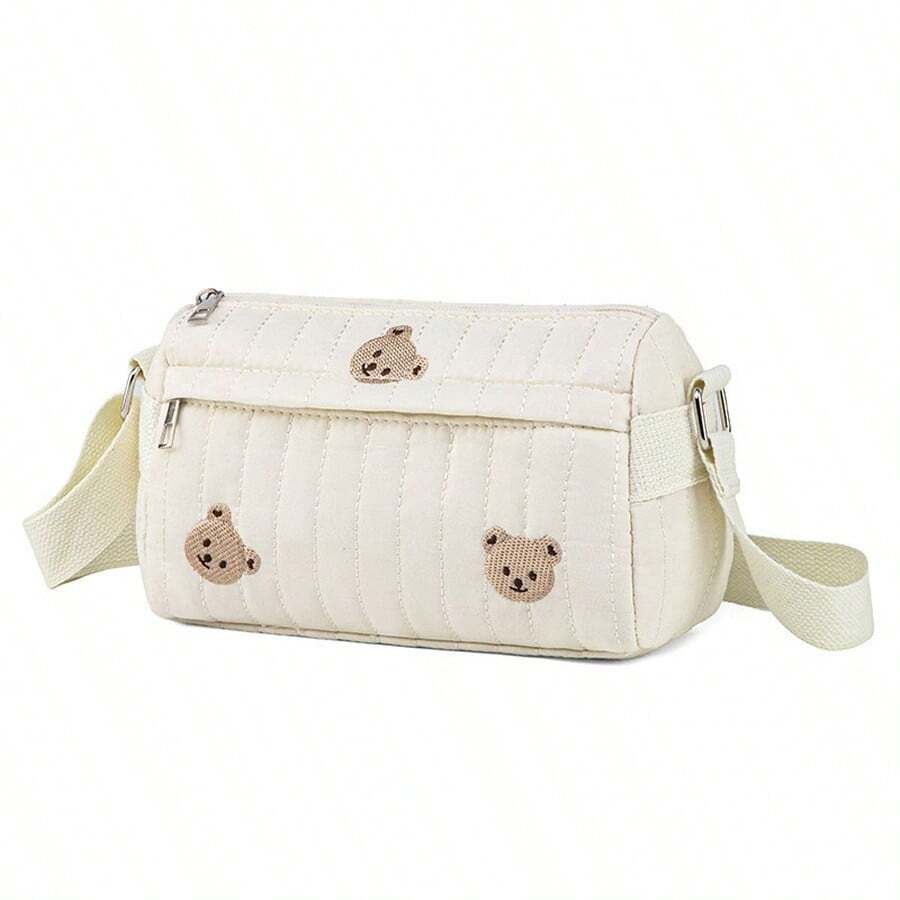 New Embroidered Mother Pillow Bag, Multi-Functional Crossbody And Shoulder Bag, Lightweight And Fashionable, Popular Choice For Daily Use - Multicolor - View 1