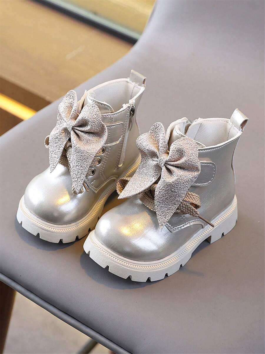 Children's Boots, New Style Single Lining Anti-Slip Casual Boots, Baby Boots - Gold - View 1