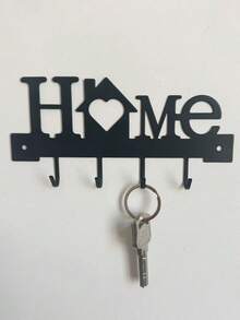 1pc HOME Home Decor Metal Key Hook - Key Storage Wall Hook, Wall-Mounted Key Rack Suitable For Room Decor, Living Room Decor, Home Decor And Accessories, Bathroom Storage, Party Home Decor, Closet Organizer - View 13