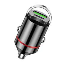 100W PD USB Mini Car Charger, QC3.0 Fast Charging Car Charger, USB Type-C Adapter Compatible With IPhone - A - View 10