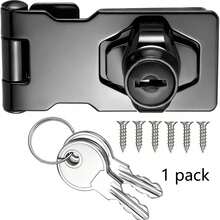 1pc Combination Padlock, Security Lock, Metal 3-Digit 3-Inch Combination Lock, Suitable For Cabinets, Wardrobes, Pet Doors, Mailboxes, Drawers - CC - View 12