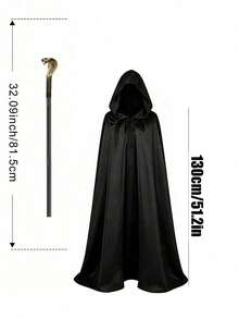 1pc Spooktacular Creations Cobra Snake Eye Scepter, Pharaoh's Wand, Wizard Staff, Costume Accessory, Egyptian Style, Halloween, Cosplay, Stage Performance - Multicolor - View 23