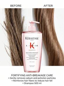 Kérastase Genesis Bain Hydra Fortifiant Shampoo 500 Ml - Multicolor - View 3