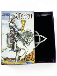 1 BoxA.E. Classic Tarot Cards ,78-Card Gift Box Set, With Guide Book,Rider-Waite Divination Set,Suitable For Both Gifting And Collecting. - Multicolor - View 10