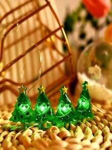 Christmas Decoration, Christmas Tree String Lights, Thanksgiving Decoration String Lights/Battery Operated String Lights/Home Autumn Wreath, Bedroom, Christmas Tree, Halloween Party Decoration Autumn Lighting - Christmas Tree - Copper Wire Lights - View 10