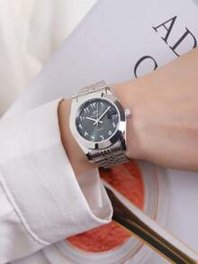 RICECGO A Stylish And Elegant Women's Quartz Watch-Refined And Timeless For Everyday Wear, Perfect As A Gift - Silver - View 6