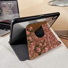 1件油畫花卉鹿 360°旋轉平板保護殼，相容 iPad 10代 10.9吋 2022 智能殼/Air 13(M3 2025)/Air 11(M3 2025)/11(A16 2025)，適用於 Pad、MatePad、Pad、Honor Pad、Xiaoxin Pad - 彩色 - 查看 6