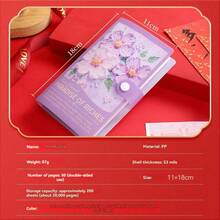 Cash Management Manual, Transparent Pocket Pouch, Savings Book, Portable Cash Storage Box, Mini Photo Card Holder, Notebook For Organizing Cash, Photos, Banknotes And Daily Items, Convenient For Budget Planning - Multicolor - View 10