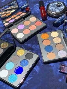GIRLCULT Palet Eyeshadow Hallucination 57 Sunset, Tekstur Bubuk Halus, Sangat Mudah Dibaurkan, Pigmen Kaya, Aplikasi Halus, Warna Serbaguna, Perlengkapan Makeup Sehari-hari, HADIAH, 8g/0.28oz - #57 Matahari Terbenam - View 8