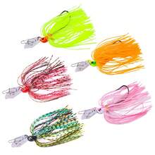 Hengjia 1pc 8CM-10.8G Fishing Lure Spinner Bait Blade Rig Dancer Buzz Bait Wobbler Vibrating Lure Suitable For Bass And Pike - Multicolor - View 1