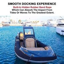 Boat Bungee Dock Lines Cords Docking Rope For Kayak Watercraft SeaDoo Jet Ski Pontoon Canoe Power Boat Mooring Rope Accessories - Black - View 2