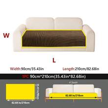 1PC Cream-Style Plush Velvet Jacquard Sofa Cushion Cover – Non-Slip, Pet-Friendly, All-Season, Machine Washable Suitable For 1-4-Seater Sofas. Decorative Protective Slipcover / Throw Cover – Dustproof, Durable, And Resistant To Pet Scratching. - Multicolor - View 24