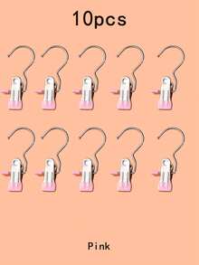 20/10/1pc Iron Boot Hook Clip, Multi-Functional Hanging Clip, Suitable For Pants, Towels, Hats, Non-Closet Storage, Convenient To Use And Versatile - Multicolor - View 12