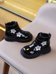 Children's Boots, New Style Single Lining Anti-Slip Casual Boots - Black - View 3