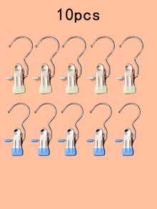 20/10/1pc Iron Boot Hook Clip, Multi-Functional Hanging Clip, Suitable For Pants, Towels, Hats, Non-Closet Storage, Convenient To Use And Versatile - Multicolor - View 15