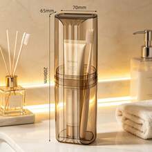 Toothbrush Storage Box Portable Mouthwash Cup Toothpaste Storage Box Toiletry Set Travel Supplies Portable Toothbrush Cup - Multicolor - View 13