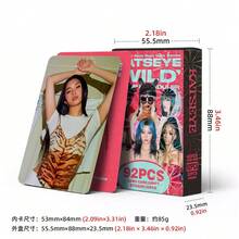 92pcs KATSEYE New Album WILD Merchandise Photo Cards, Star Stickers, LOMO Cards, Gift Cards, Photocard - Card - View 7
