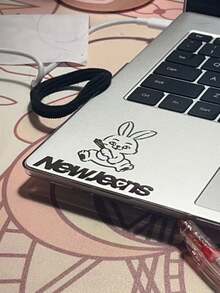 NEW/JEANS Rabbit Cute Stickers DIY Decorative Stickers For Phone Case, Tablet, Notebook And Other Items, Gift For Friends On Holidays And Birthdays - Multicolor - View 5