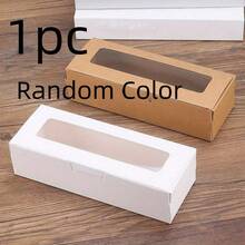 30pcs/1pc Folden Boxes With Clear Window, Paper Party Favor Boxes, Rectangle Wrap Box, Flip-Top Display Box, Storage Box, Packaging Box For DIY, Party, Birthday, Holiday, Wedding, Jewelry Making Display & Packaging Supplies - as shown - View 11