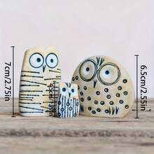 Owl Gift Animal Statue Funny Owl Decor Bird Art Sculpture Ornament Suitable For Home, Balcony, Desktop Decoration Gift For Friends Home Gift, Holiday Gift, Christmas, Halloween Gift - Multiple Styles - View 3