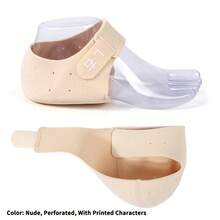 1 Pair New Lettered Perforated Adjustable Heel Protector Sleeve, Built-In Silicone Cushioning Heel Sleeve, Breathable Perforated Anti-Friction Foot Protector, Unisex - Multicolor - View 17