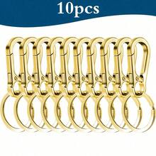 4/6/10/15pcs Metal Buckle Keychains - Climbing Carabiner Metal Key Rings, Convenient Key Rings, Car Key Hooks - Carabiner - View 21