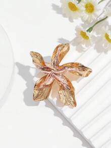 1pc Fashionable European & American Creative Versatile Elegant Floral Brooch Pin, Suitable For Women's Daily Wear Decoration And Gift Giving - Multicolor - View 10