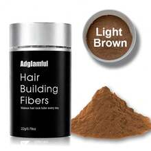 Adglamful 22g 髮纖維粉，物理增厚髮纖維粉，吸附頭髮使髮量顯得更豐盈，適合頭髮稀疏者，即時髮纖維粉，4色，1件/2件/4件可選 - 多色 - 查看 14