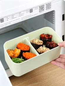 Bento Box, 2-In-1 Stackable Lunch Box, Suitable For Adults And Children, With Utensils, Leak-Proof Snack Box, With Compartments, Suitable For School, Office, Camping, Microwave And Dishwasher - Multicolor - View 4