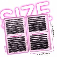 640/592簇 DIY 假睫毛套組，10D+20D+30D+40D/30D+40D+50D+60D/50D+60D+80D+100D 大容量混裝包，10-16mm，D捲度，適合居家使用 - D - 查看 7